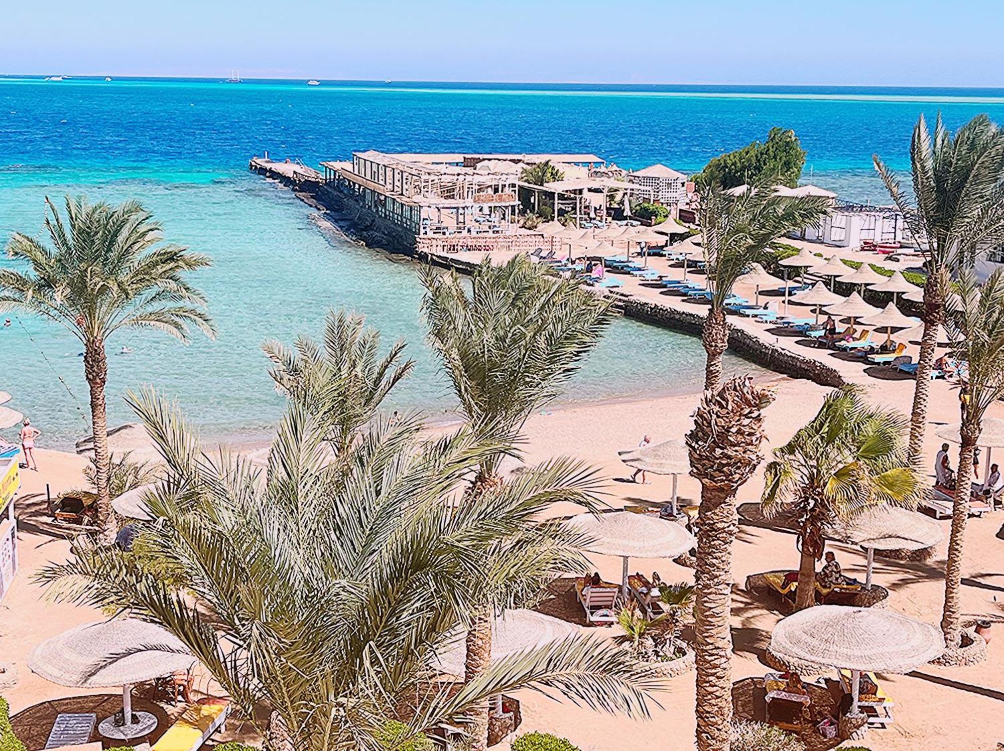 El Geisum Beach Hotel ฮูร์กาดา ภายนอก รูปภาพ